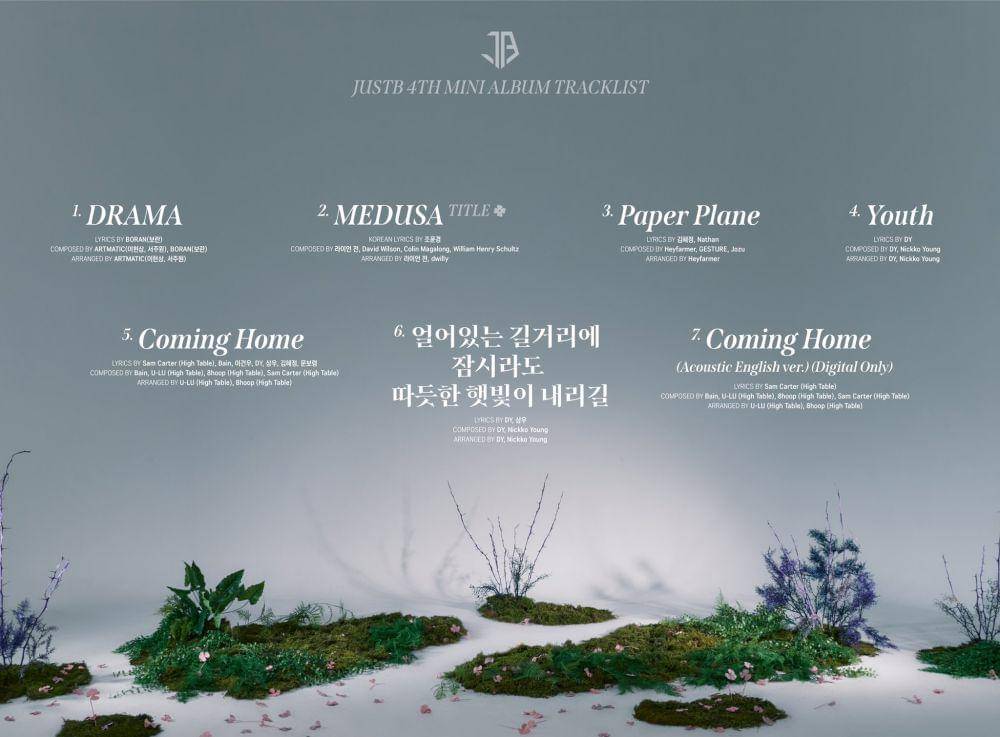 track list mini album JUST B bertajuk ÷ (Nanugi) (twitter.com/JUSTB_Official)