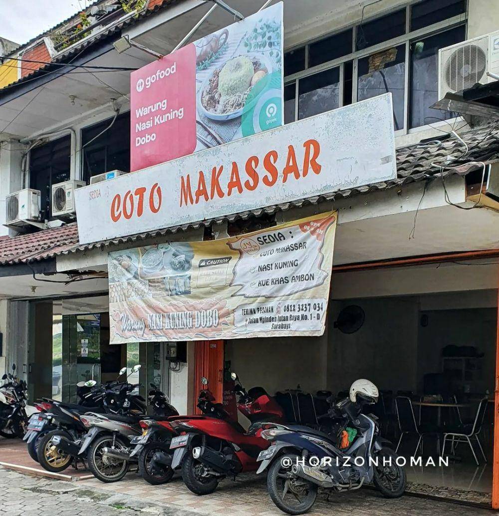 Nasi Kuning Dobo & Coto Makassar (Instagram.com/horizonhoman)