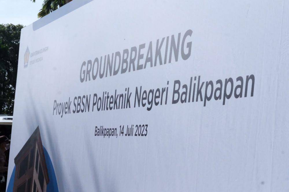 Groundbreaking Proyek SBSN Politeknik Negeri Balikpapan (dok. Kemenkeu)