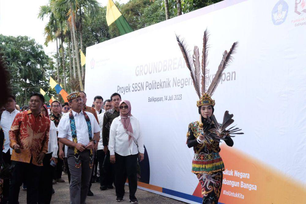 Groundbreaking Proyek SBSN Politeknik Negeri Balikpapan (dok. Kemenkeu)