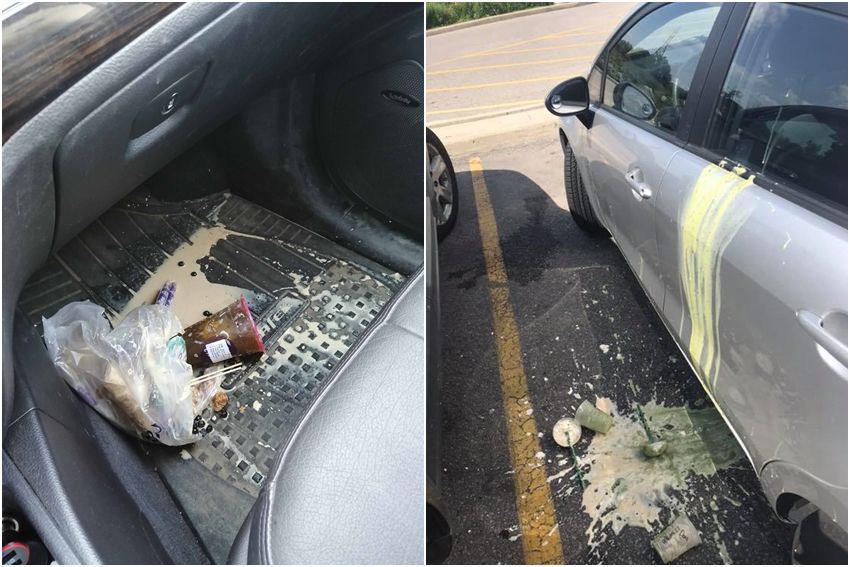 10 Momen Apes Makanan Tumpah di Mobil, Bikin Tepok Jidat!
