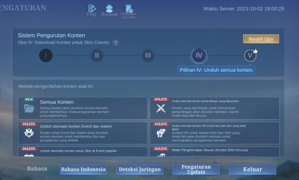 3 Tips Mengurangi Ukuran Data di Mobile Legends