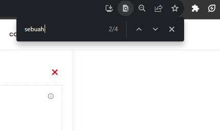 ilustrasi menggunakan shortcut CTRL + F (dok. pribadi/Rhein Vito)