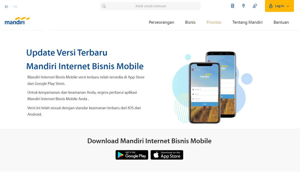Mandiri Internet Bisnis (mib.bankmandiri.co.id)