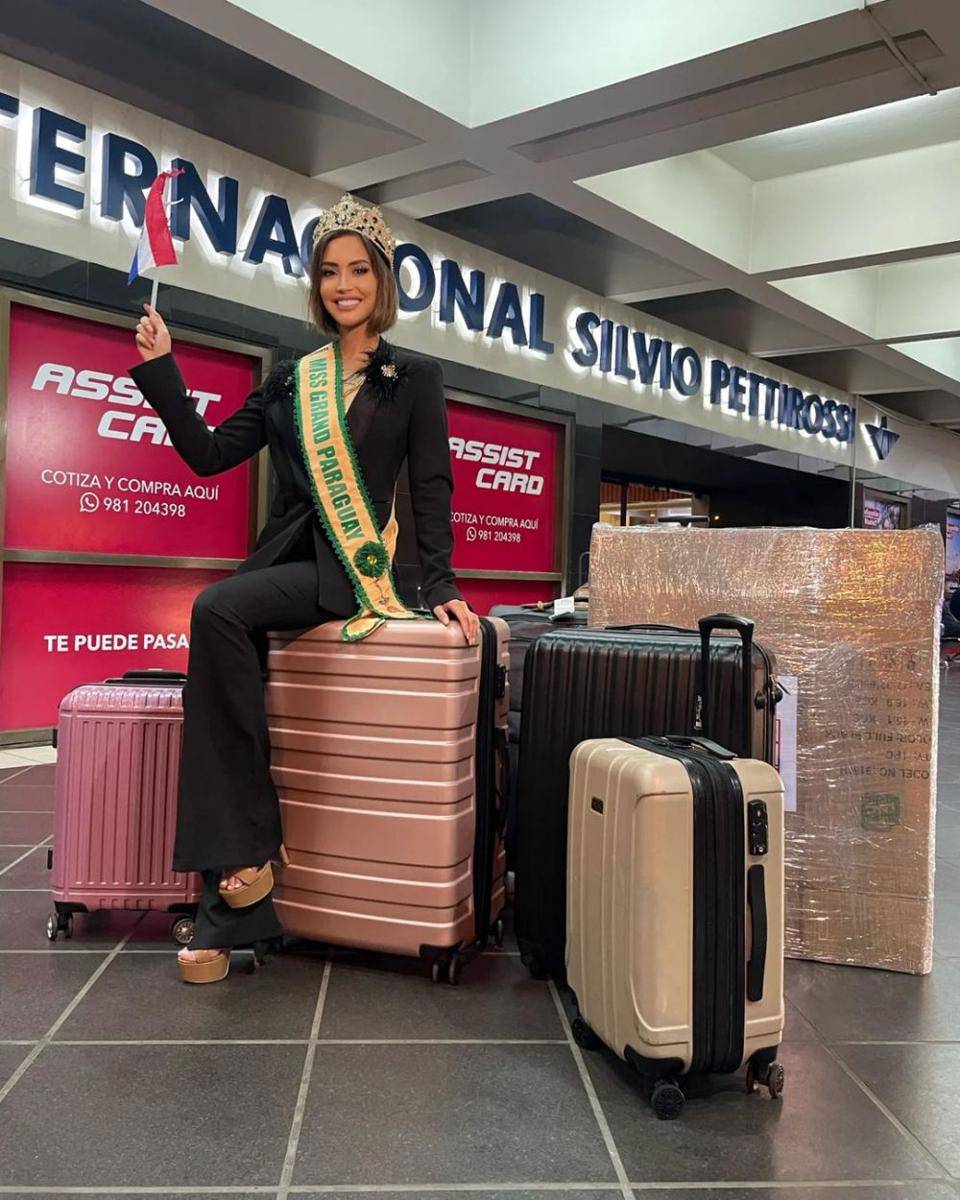 Potret Finalis Miss Grand International 2023 Berangkat ke Vietnam (Instagram.com/missgrandparaguay)