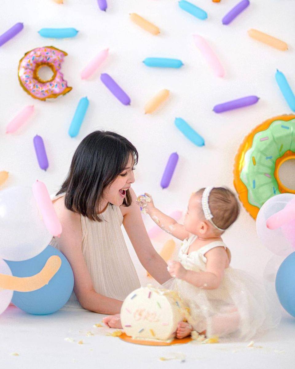 momen birthday photoshoot Kiana, anak Ken dan Grat (instagram.com/ms.gratia)
