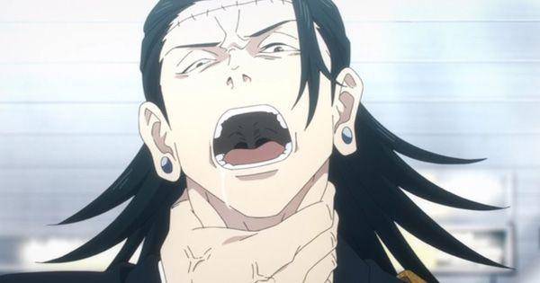 Tangan Geto mencekik Kenjaku ( Dok. Mappa / Jujutsu Kaisen S2 )