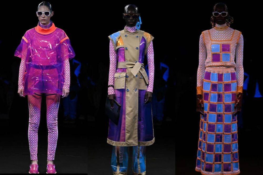 Koleksi ANREALAGE di Paris Fashion Week  (instagram.com/anrealage_official)