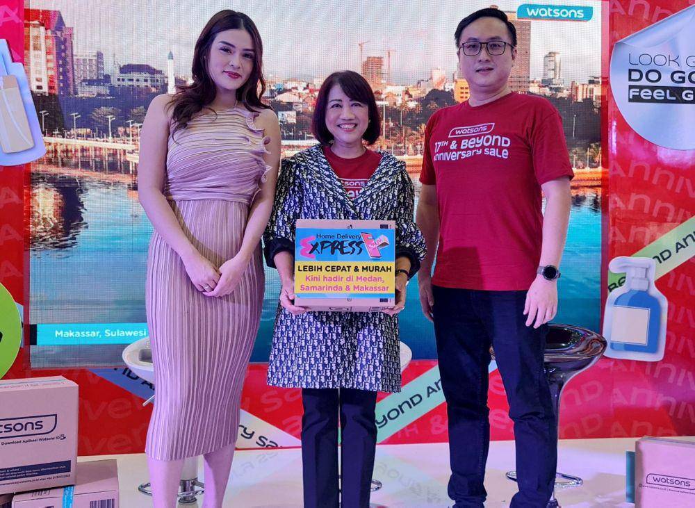 Grand Launching perluasan area layanan Watsons Home Delivery Express (Dok.Watsons Indonesia)