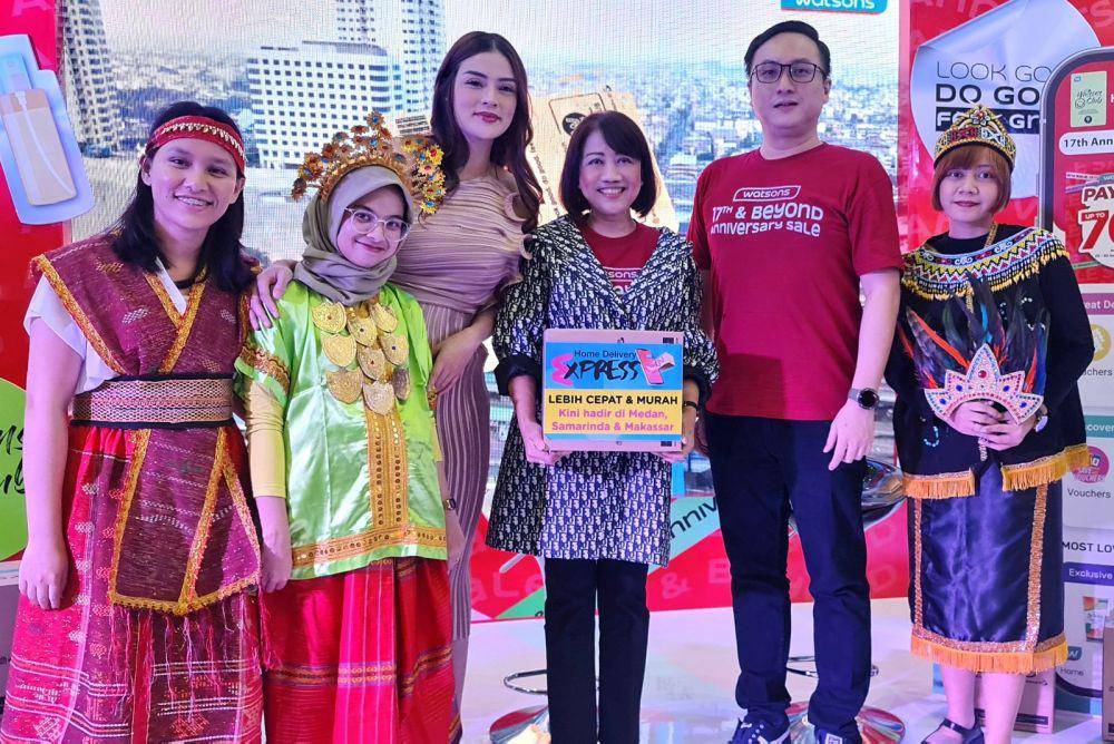 Grand launching perluasan area layanan Watsons Home Delivery Express (Dok.Watsons Indonesia)