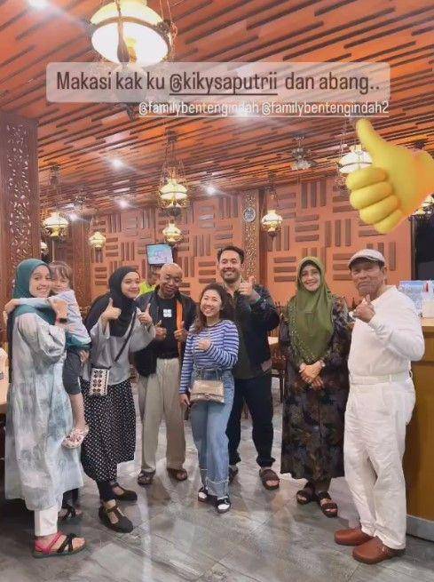 Kiky Saputri di kampung halaman suami (instagram.com/kikysaputrii)