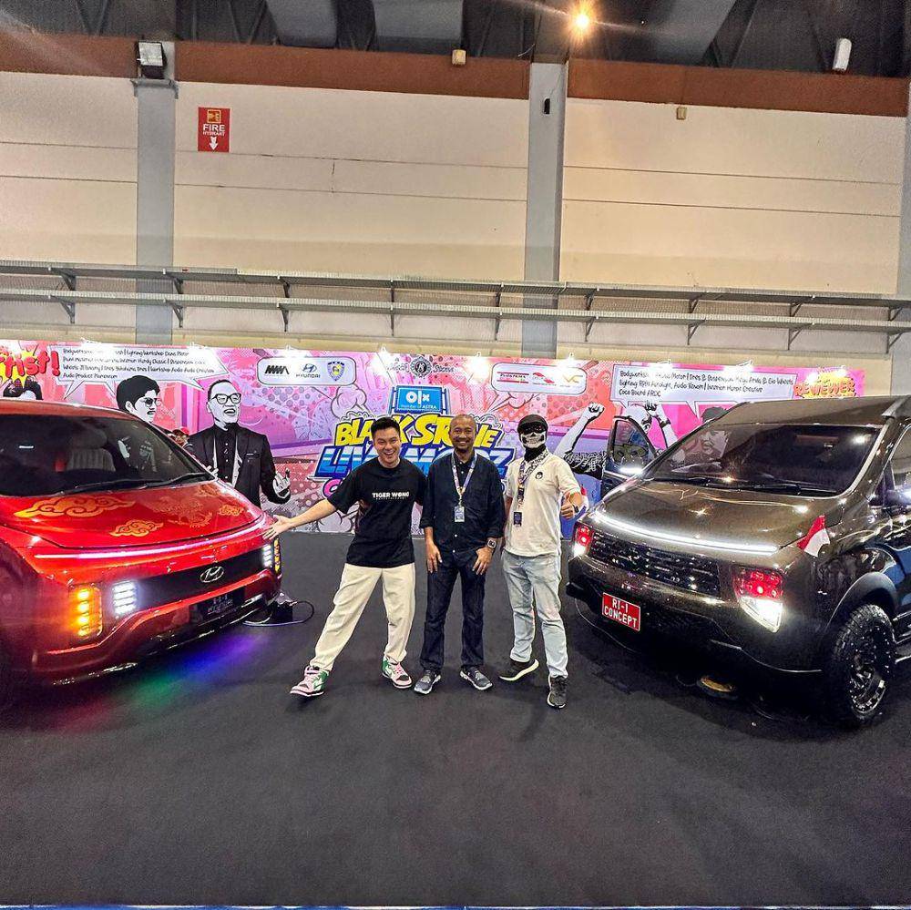 potret Baim Wong dapat juara modifikasi mobil (instagram.com/baimwong)