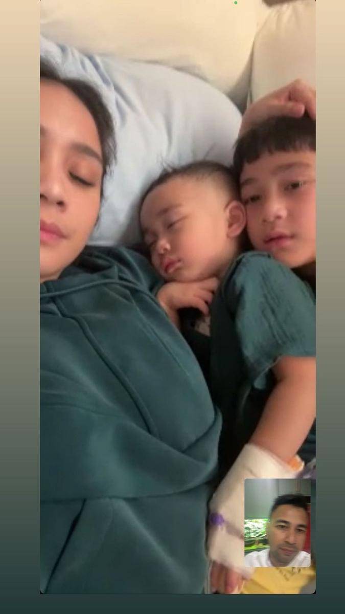 Rayyanza dirawat di rumah sakit (instagram.com/raffinagita1717)