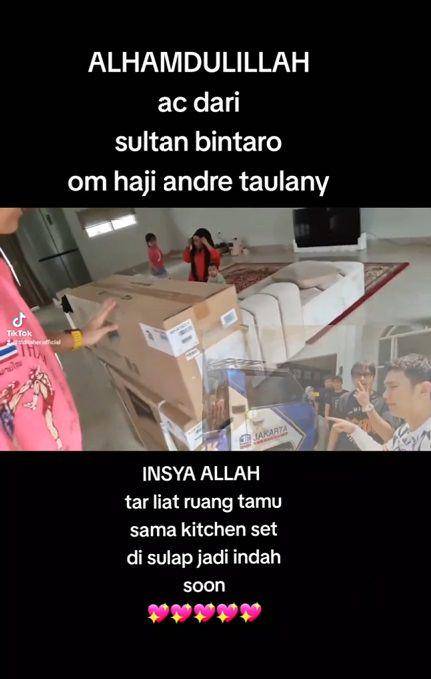 potret Aldi Taher dapat AC dari Andre Taulany (instgaram.com/alditaher.official)
