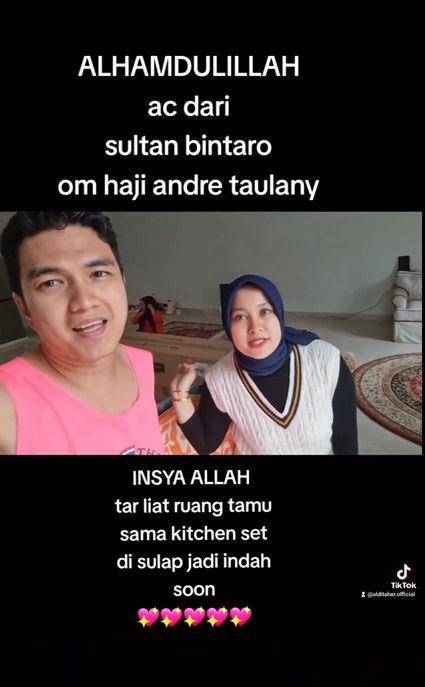 potret Aldi Taher dapat AC dari Andre Taulany (instgaram.com/alditaher.official)