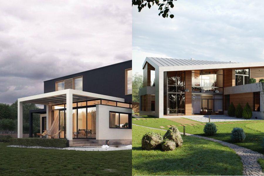 14 Inspirasi Fasad Rumah Modern Minimalis yang Unik, Impian Millennial