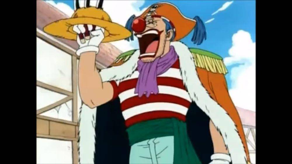 Buggy dan topi Shanks. (Dok. Toei Animation/One Piece)