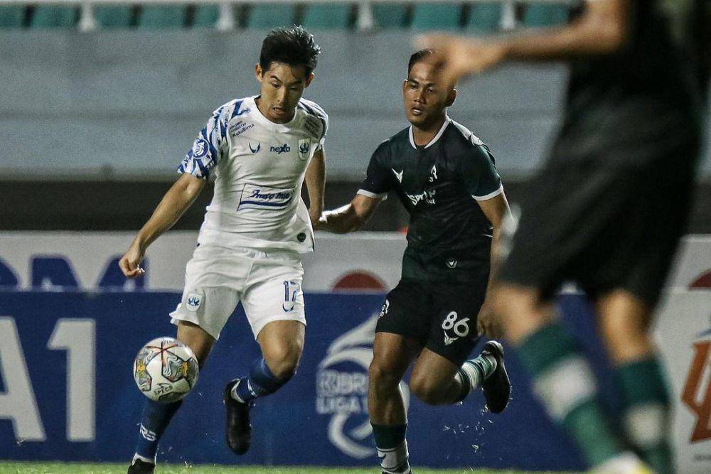 PSIS Semarang saat menghadapi Persikabo 1973 di Liga 1 Indonesia 2022/2023. (instagram.com/psisfcofficial)