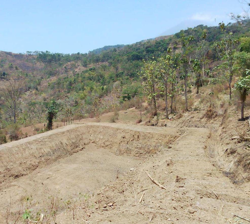 Kementerian Pertanian (Kementan) melalui Direktorat Jenderal Prasarana dan Sarana Pertanian (PSP) membangun embung geomembran di tiga kecamatan di Kabupaten Tegal, yakni di Kecamatan Suradadi, Dukuhturi, dan Kecamatan Bumijawa. (dok. Kementan)