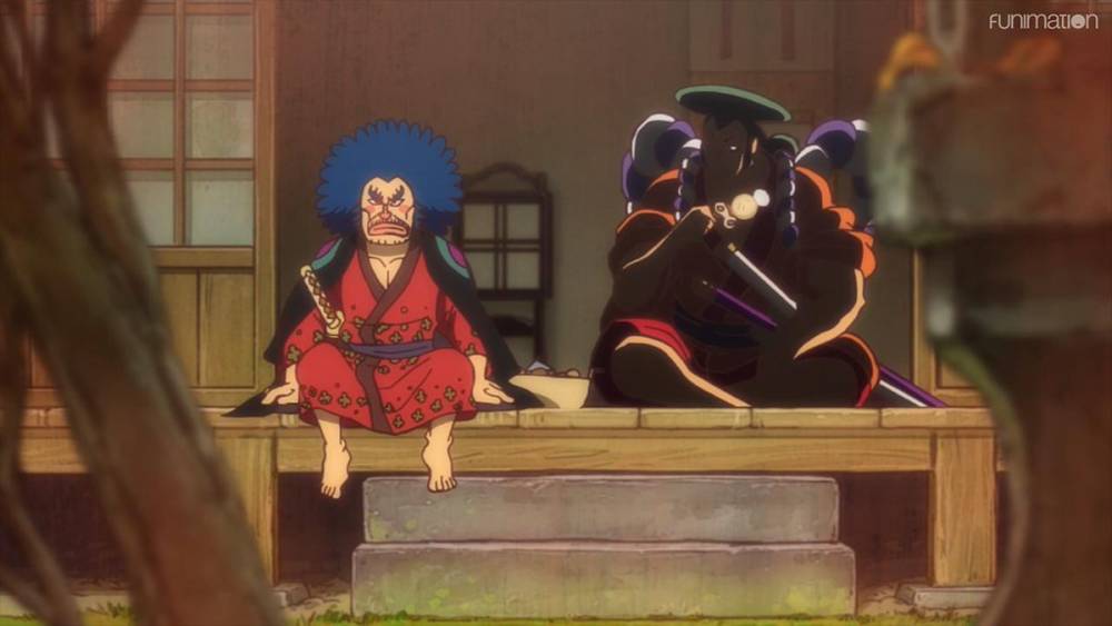Shimotsuki Yasuie dan Kozuki Oden (dok. Toei Animation/One Piece)