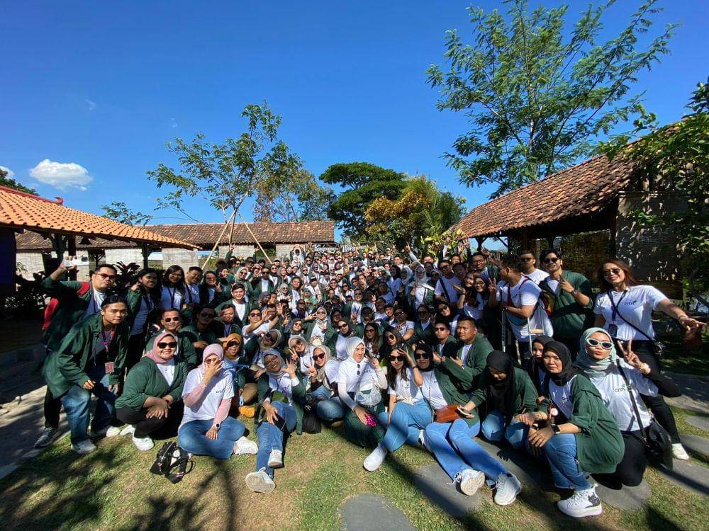 Para influencer BUMN mengikuti kegiatan workshop PT Pegadaian di Yogyakarta. (Dok. Pegadaian)