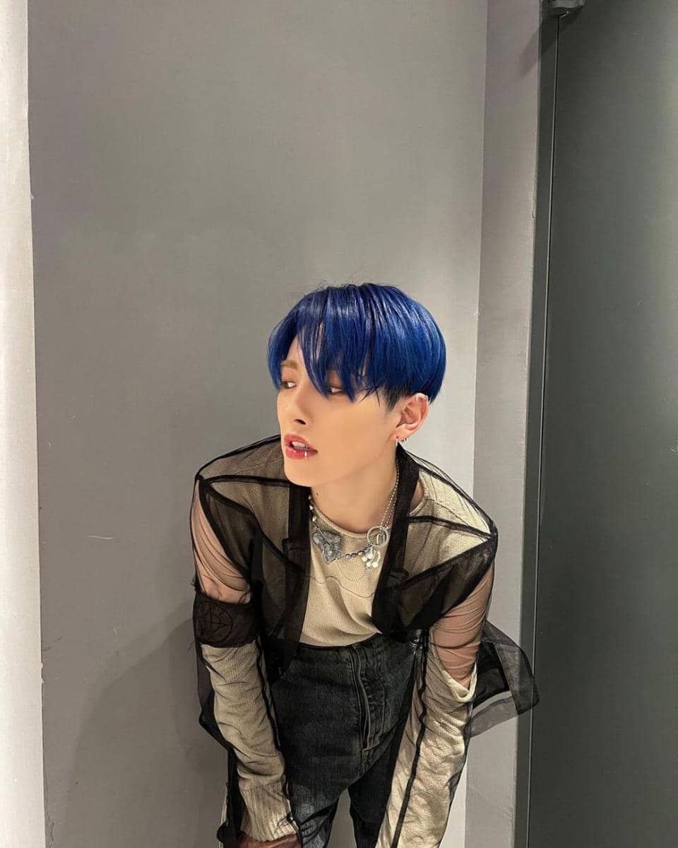 warna rambut ala Hongjoong ATEEZ (instagram.com/ateez_official_)
