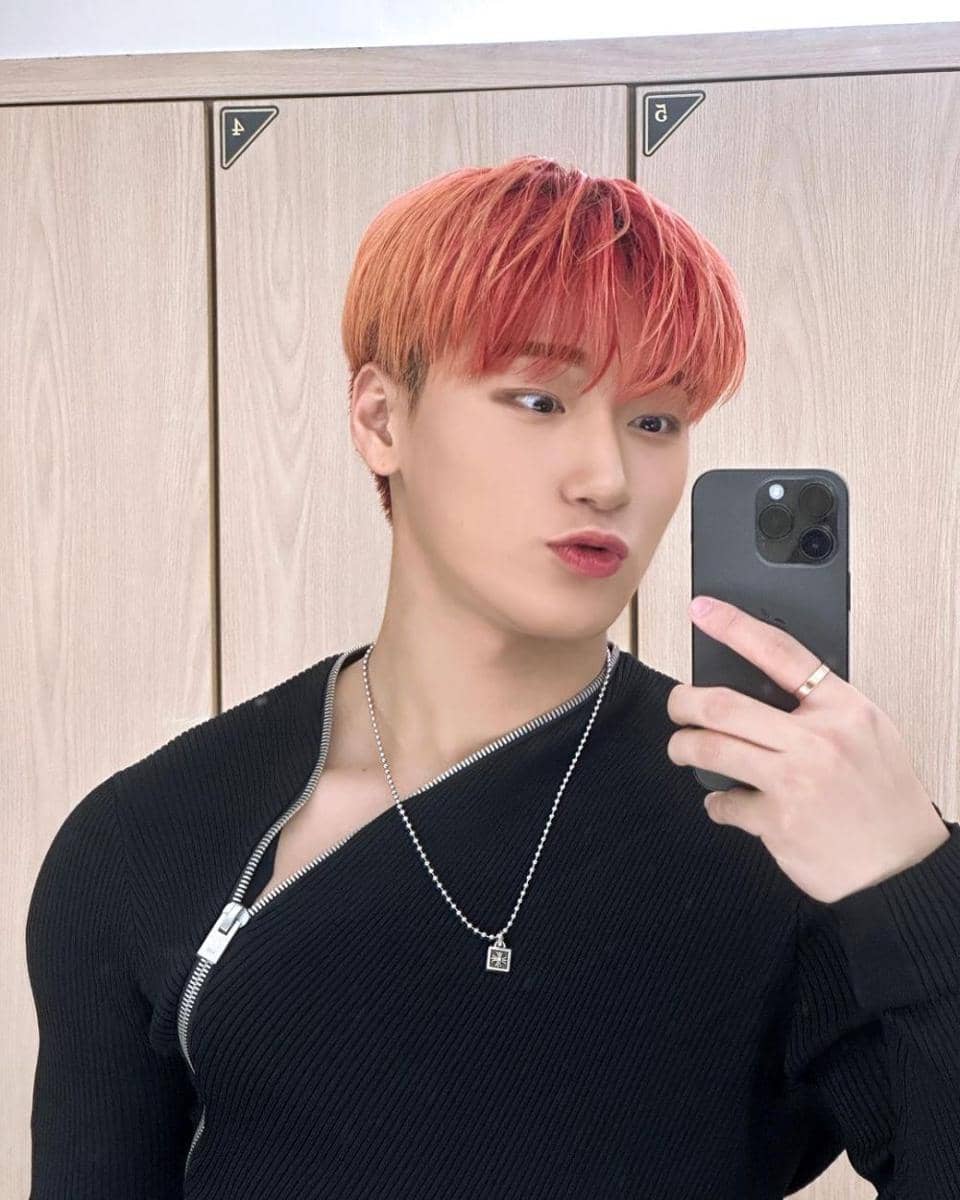 warna rambut ala San ATEEZ (instagram.com/ateez_official_)