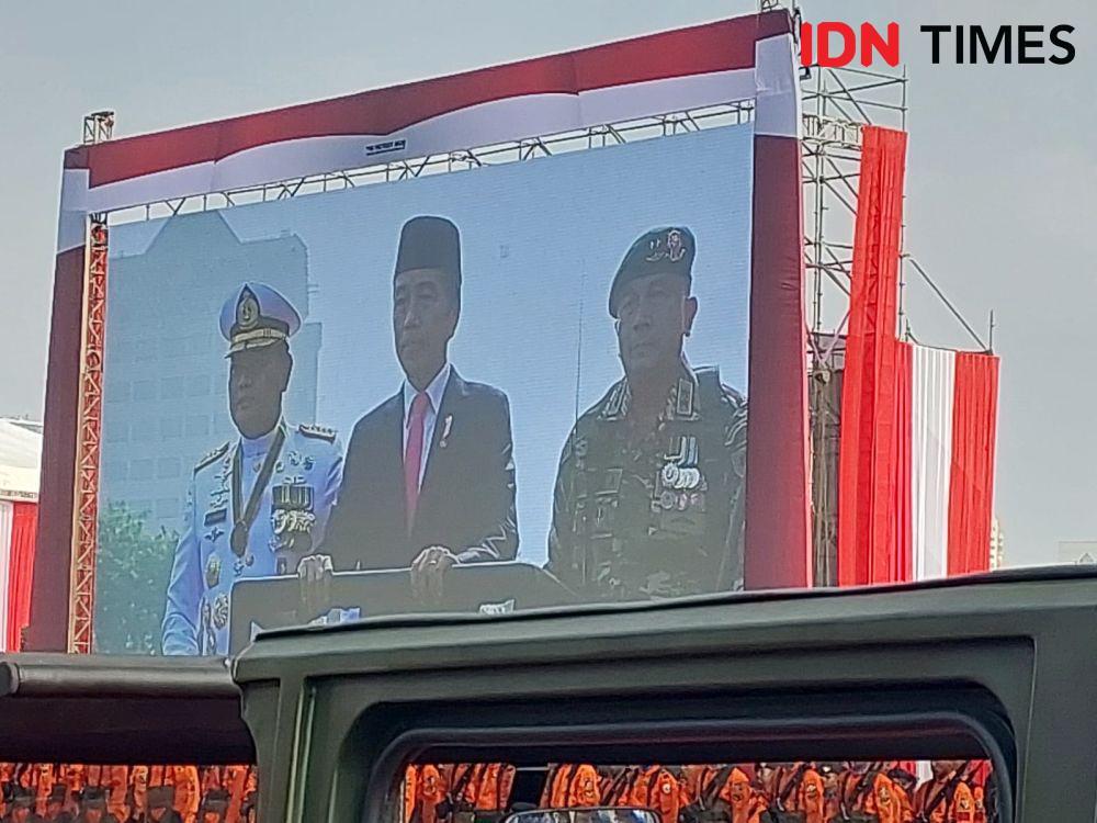 HUT ke-78 TNI, Jokowi Puas Bisa Pamer Alutsista Milik Indonesia