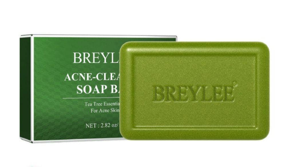 BREYLEE Tea Tree Acne Soap (shopee.co.id/cahayakosmetik_id)