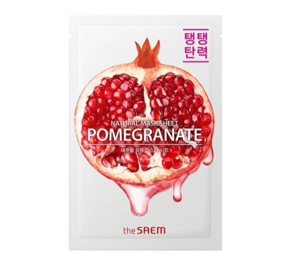 The Saem Natural Pomegranate Mask Sheet (tokopedia.com/mitrasell1)