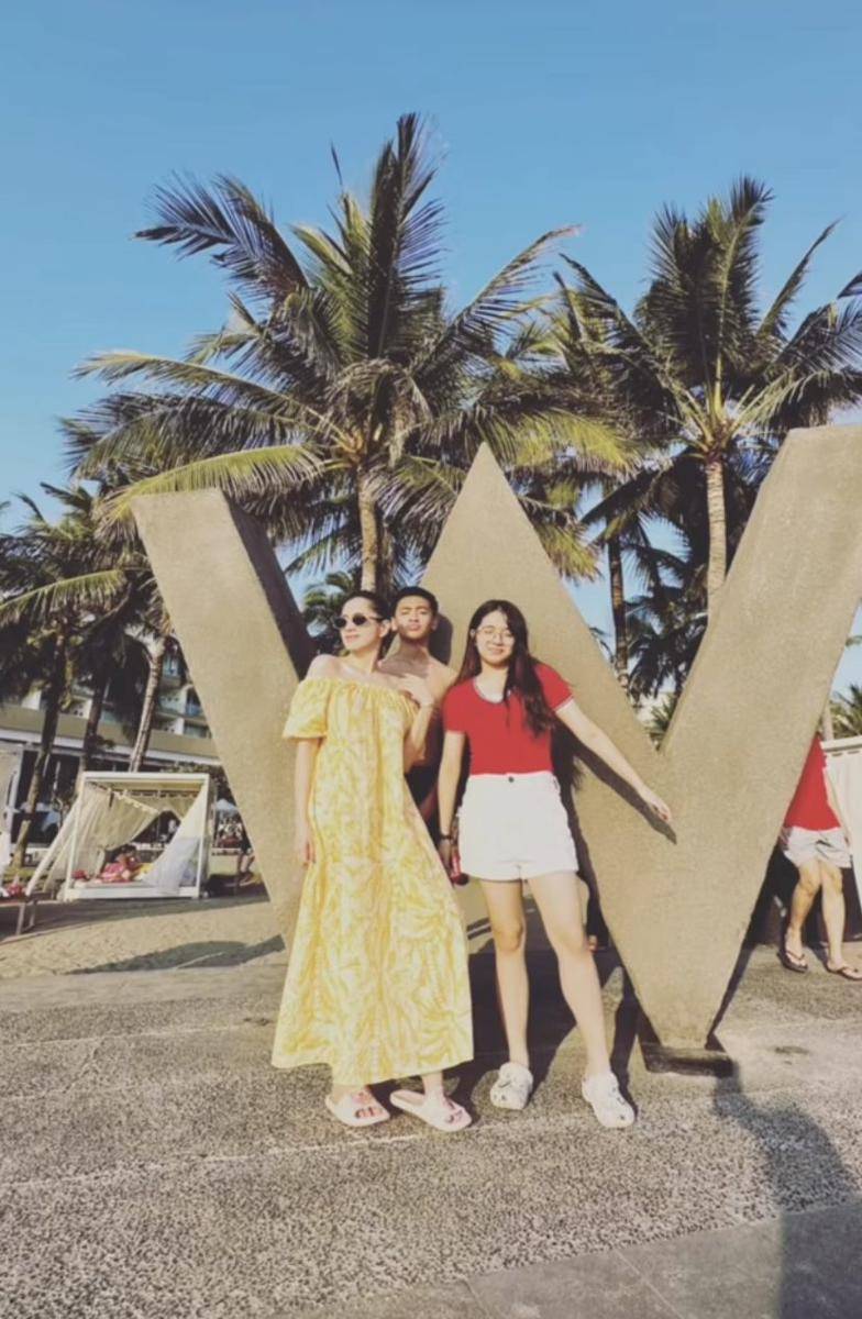 potret Angel Karamoy liburan di Bali bersama kedua anaknya (Instagram.com/realangelkaramoy)