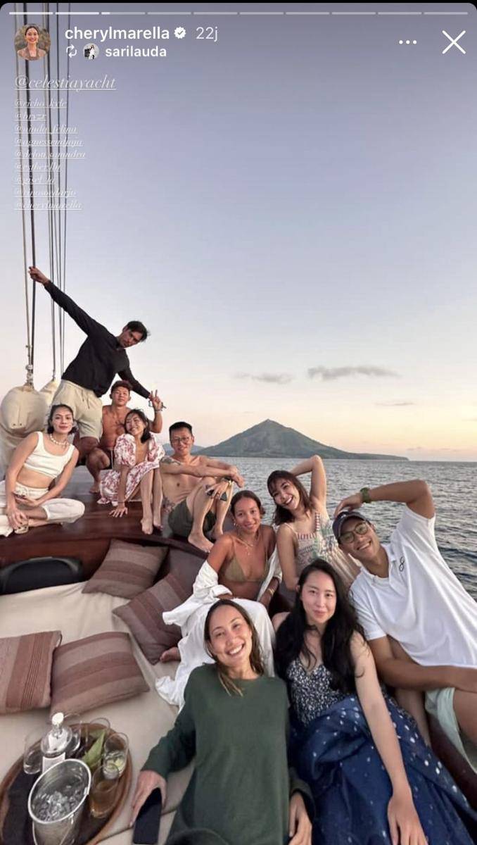 potret Gisel liburan ke Banda Neira (Instagram.com/cherylmarella)
