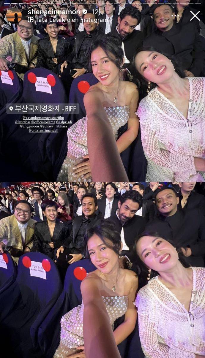 potret Shenina Cinnamon di BIFF 2023 (instagram.com/sheninacinnamon)