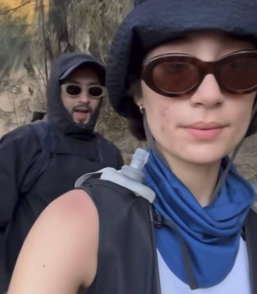 potret Tatjana Saphira pertama kali naik Gunung Rinjani (Instagram.com/tatjanasaphira)