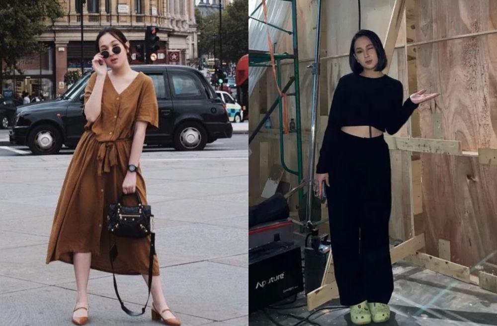 9 Inspirasi Outfit Minimalis Serba Polos ala Agatha Pricilla