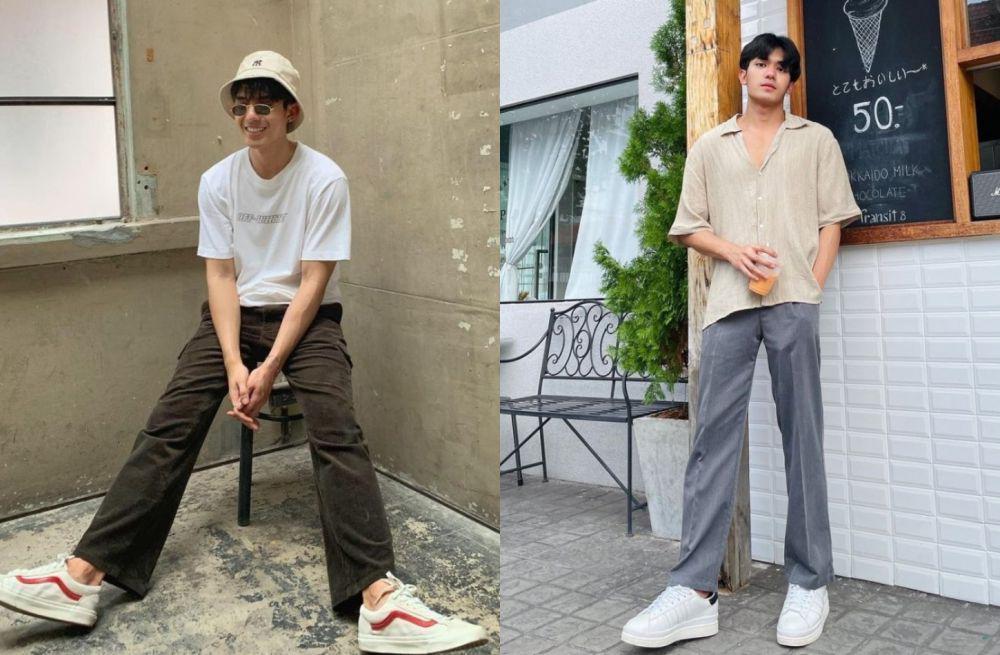 8 Inspirasi Lazy Outfit Style ala Net Siraphop, Effortless Tapi Chic
