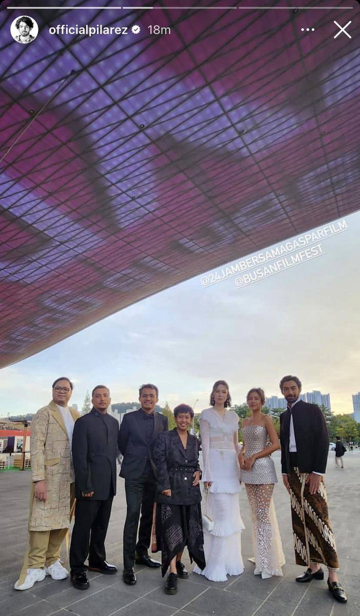 potret Shenina Cinnamon di BIFF 2023 (instagram.com/officialpilarez)