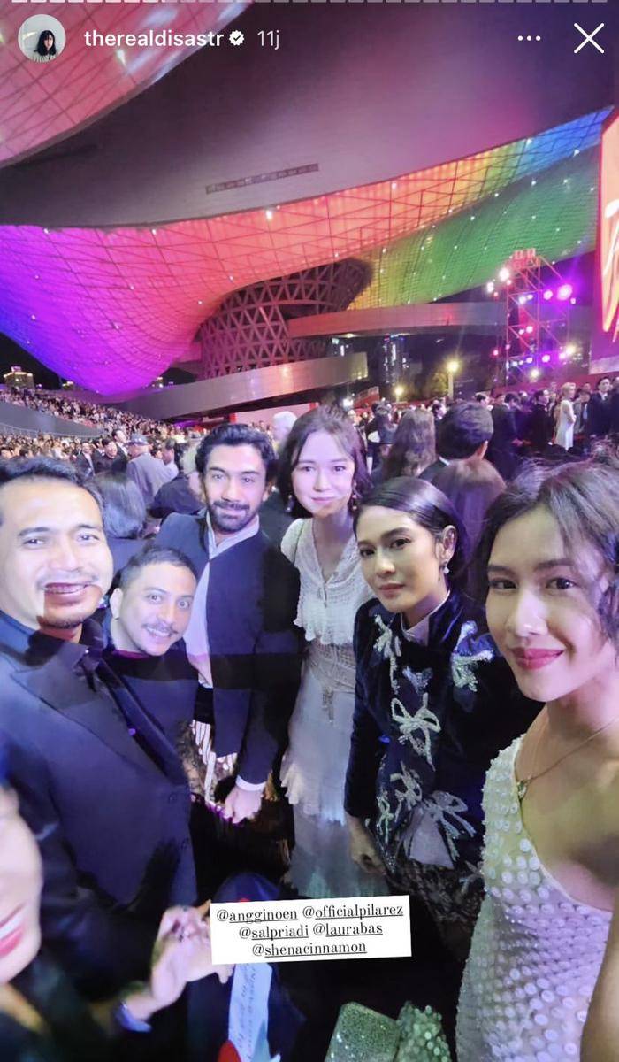 potret Shenina Cinnamon di BIFF 2023 (Instagram.com/therealdisastr)