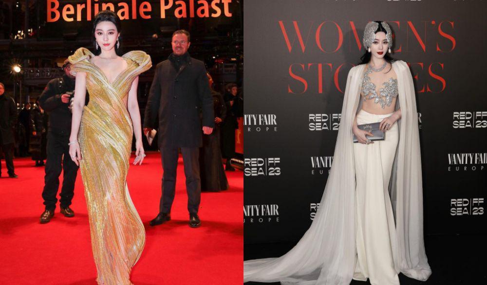 7 Potret Spektakuler Fan Bingbing di Red Carpet, Totalitas!