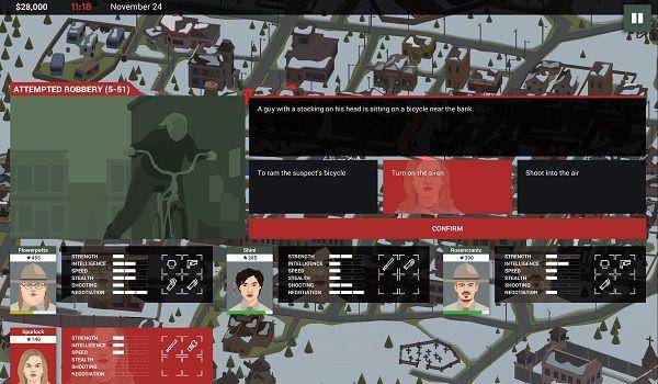 gameplay  This Is the Police 2 (dok. HandyGames/ This Is the Police 2)