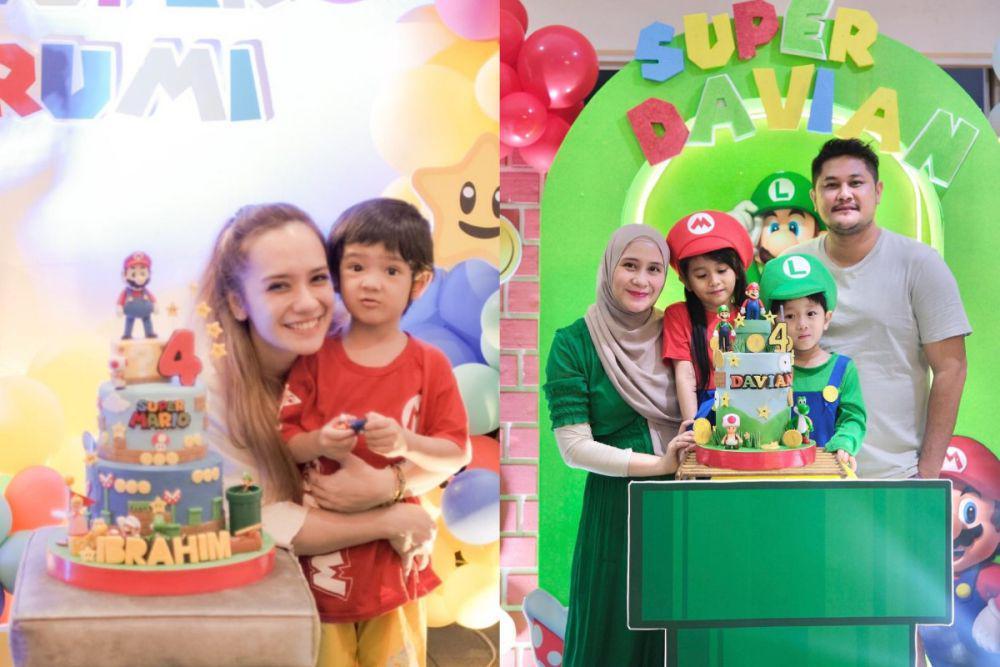 7 Perayaan Ulang Tahun Anak Seleb Bertema Mario Bros., Ada Cucu Jokowi