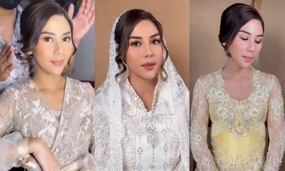 9 Gaya Adinda Thomas di Siraman dan Pengajian Jelang Pernikahan