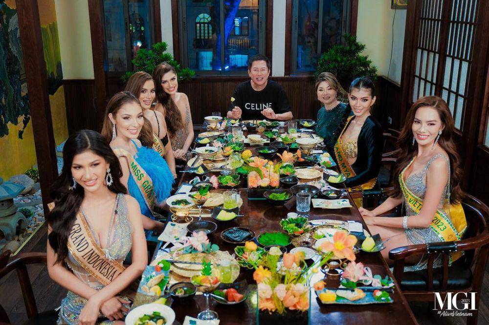 Potret Dinner Spesial Top 5 Pre-Arrival Miss Grand International 2023 (Instagram.com/missgrandinternational)