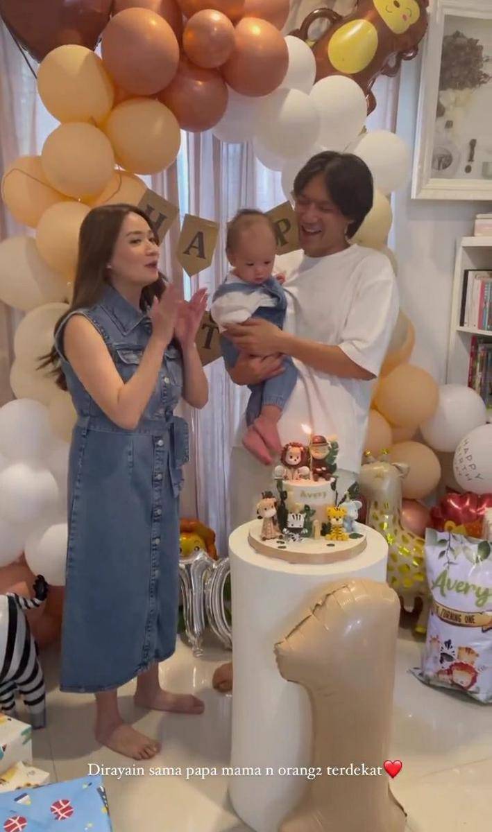 potret perayaan ultah ke-1 Avery, anak Fendy Chow (instagram.com/stellarcor)