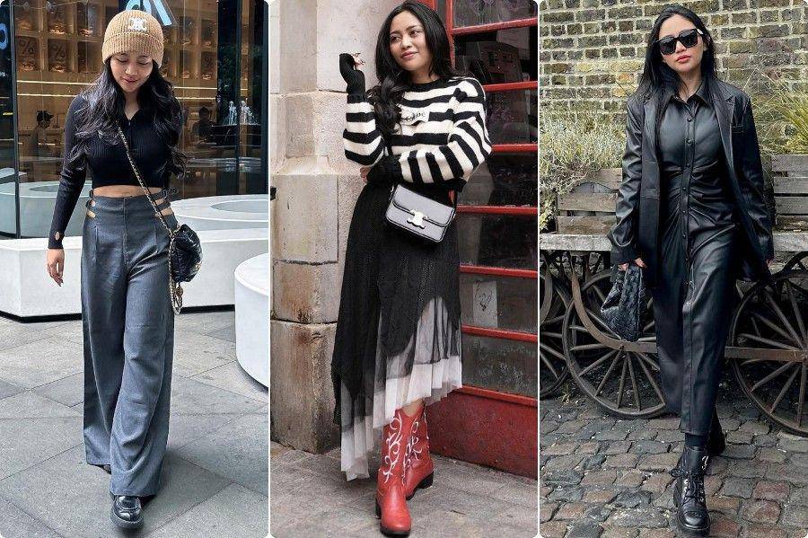 Baju serba hitam ala Rachel Vennya (instagram.com/rachelvennya)