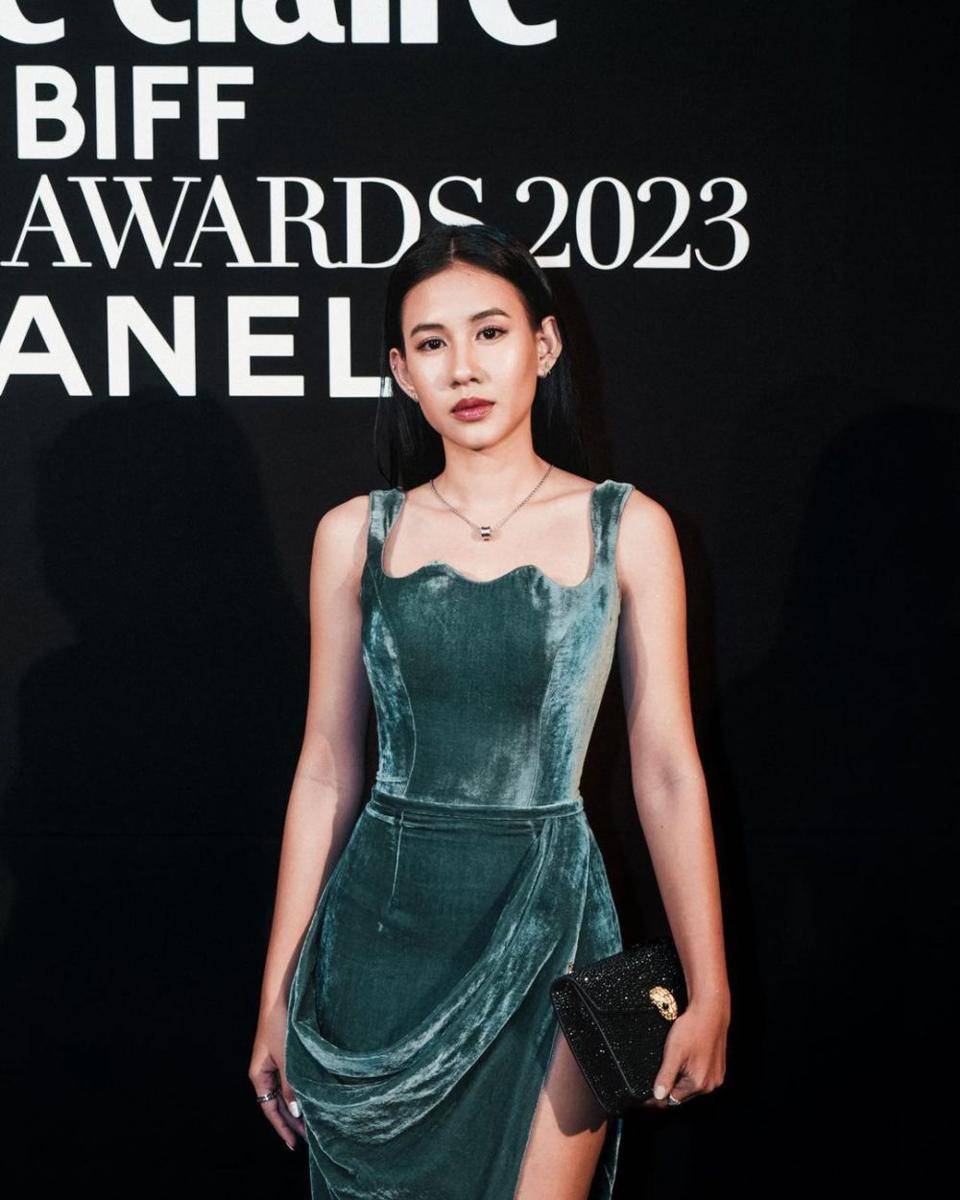 potret Shenina Cinnamon di Asia Star Awards 2023 (instagram.com/shenacinnamon)