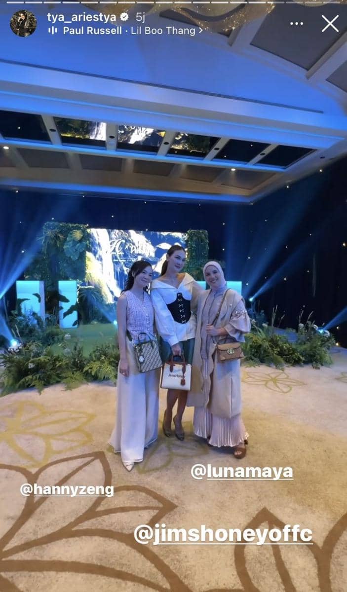 potret artis di acara Tya Ariestya (Instagram.com/tya_ariestya)