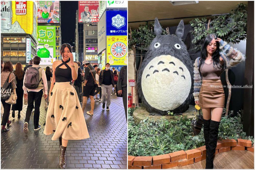 7 Potret Wendy Walters Liburan ke Jepang, ke Studio Ghibli!