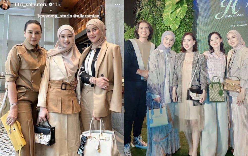 8 Potret Artis di Acara Tya Ariestya, Indra Bekti-Aldila Jadi Sorotan