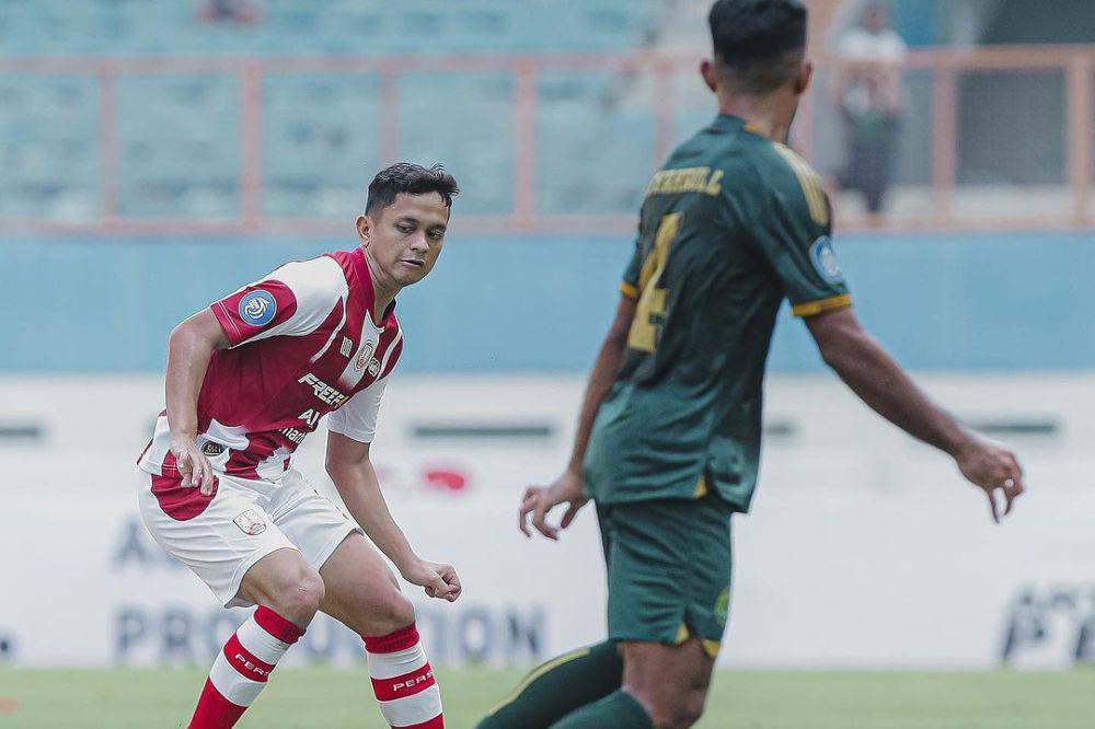 Persis saat menghadapi Persikabo 1973 di Liga 1 Indonesia 2023/2024 putaran pertama. (instagram.com/persisofficial)